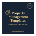 Property Management Templates — Core Edition (DOCX + PDF)