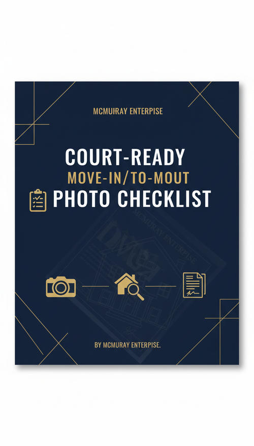 Court-Ready Move-In/Move-Out Photo Checklist cover